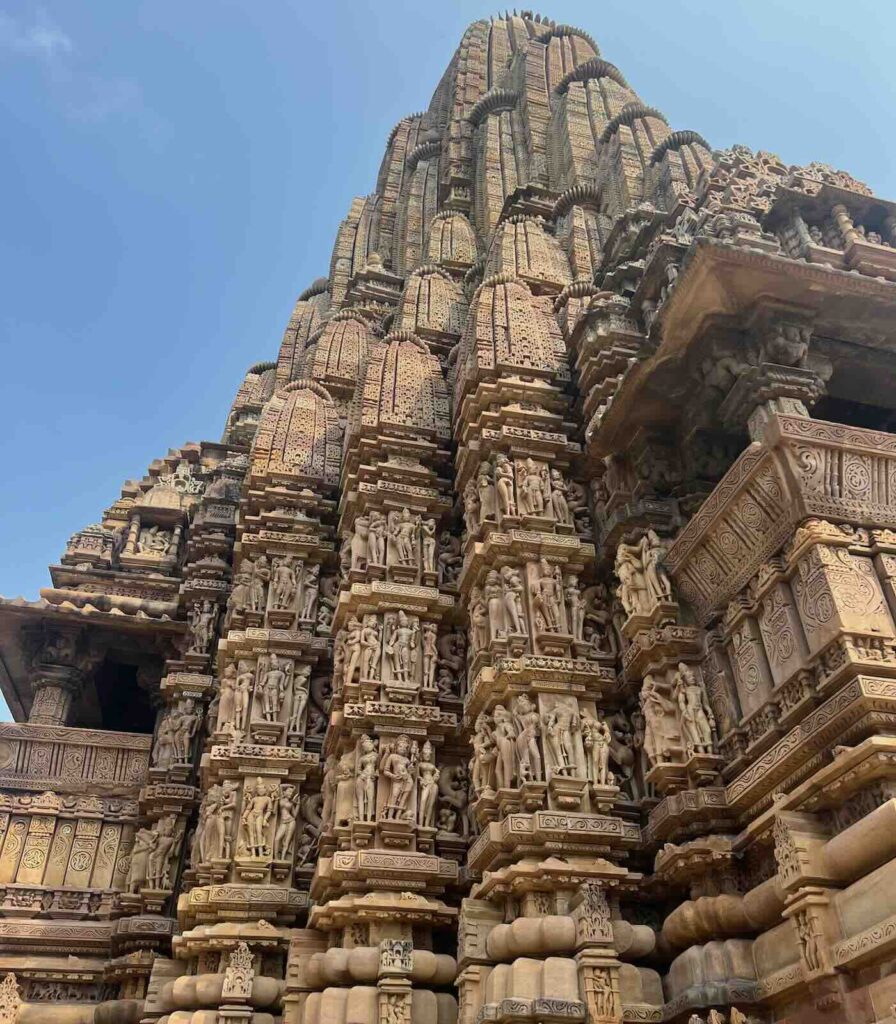 Architettura del Kandariya Mahadev Temple, uno dei templi più famosi di Khajuraho