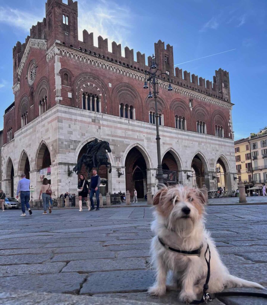 Palazzo Gotico in Piazza Cavalli a Piacenza