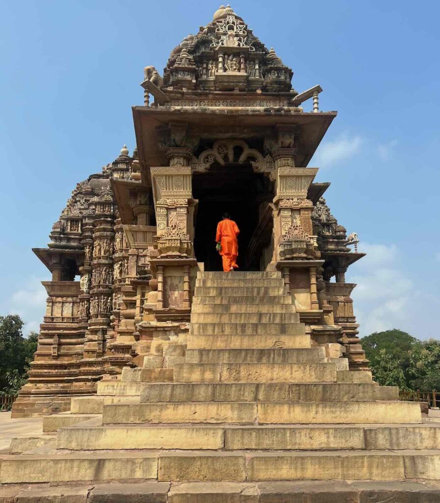 Tempio del complesso occidentale di Khajuraho tra le principali attrazioni di Khajuraho in India