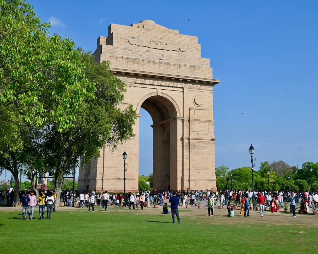 Cosa vedere a New Delhi: l'India Gate, uno dei monumenti simbolo della capitale indiana