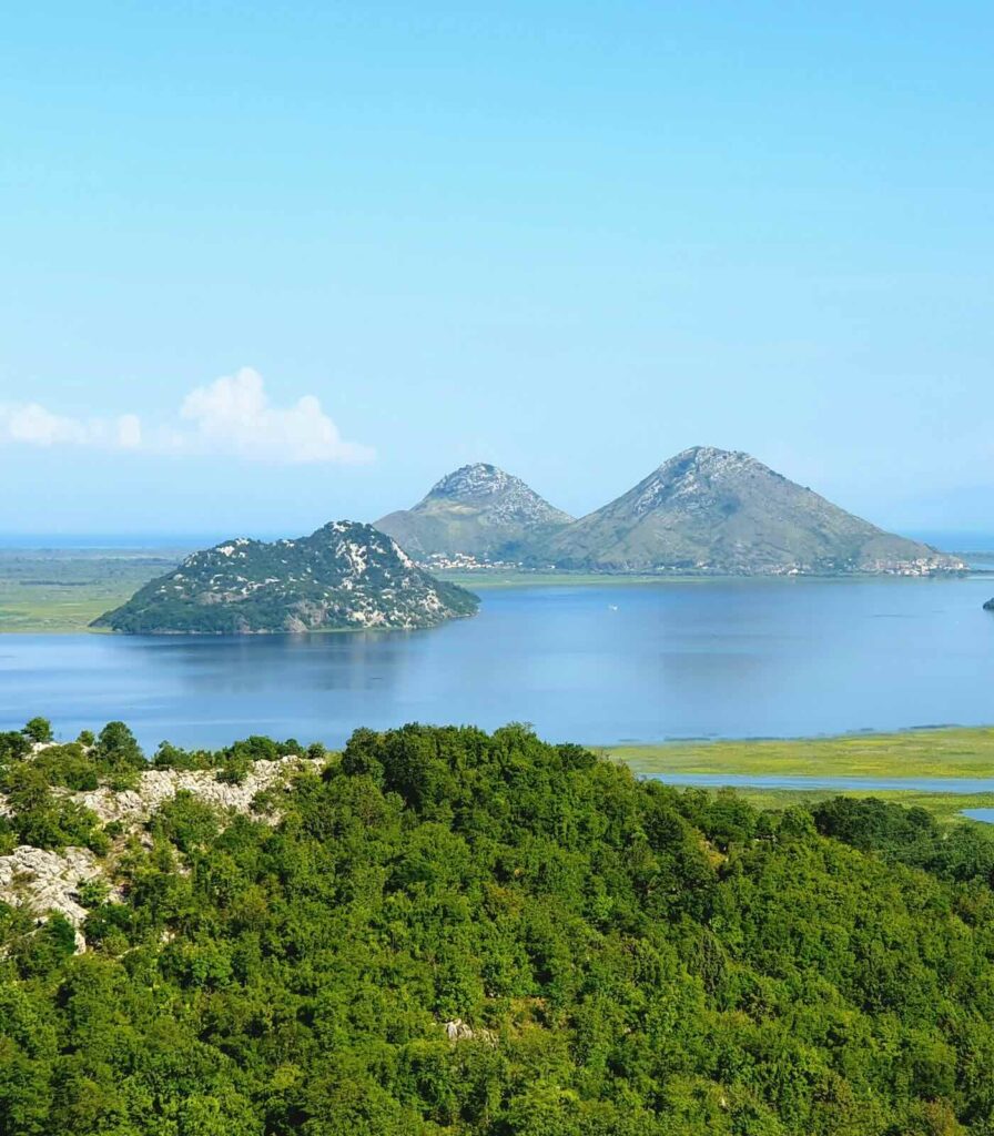 Panorama sul Lago di Scutari, una delle tappe più belle del nord dell'Albania