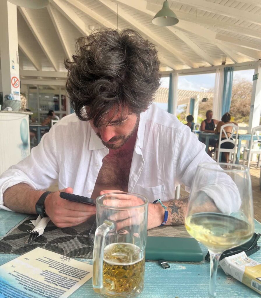 pranzo al Perola D'Chaves sulla Praia de Chaves a Boa Vista