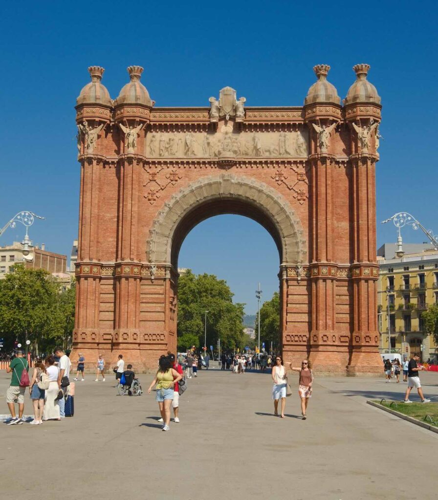 Arc de Triomf di Barcellona, costruito per l'Esposizione Universale del 1888