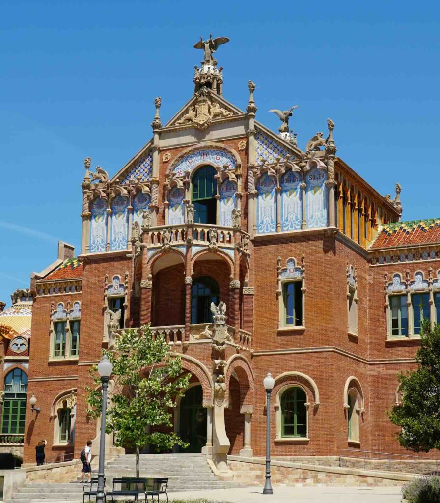 Edificio storico dell’ex Hospital de Sant Pau di Barcellona