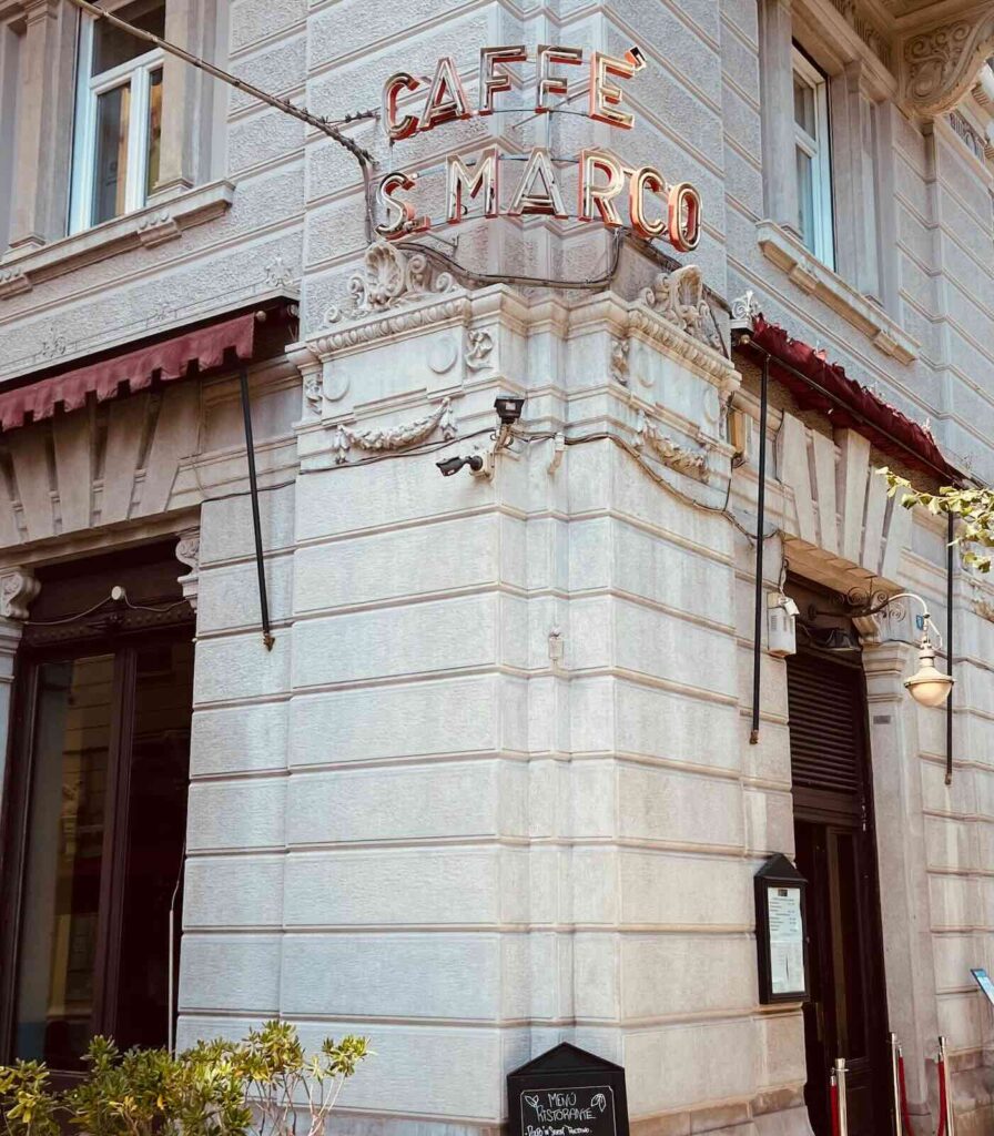 Caffè San Marco, uno dei caffè storici da visitare a Trieste