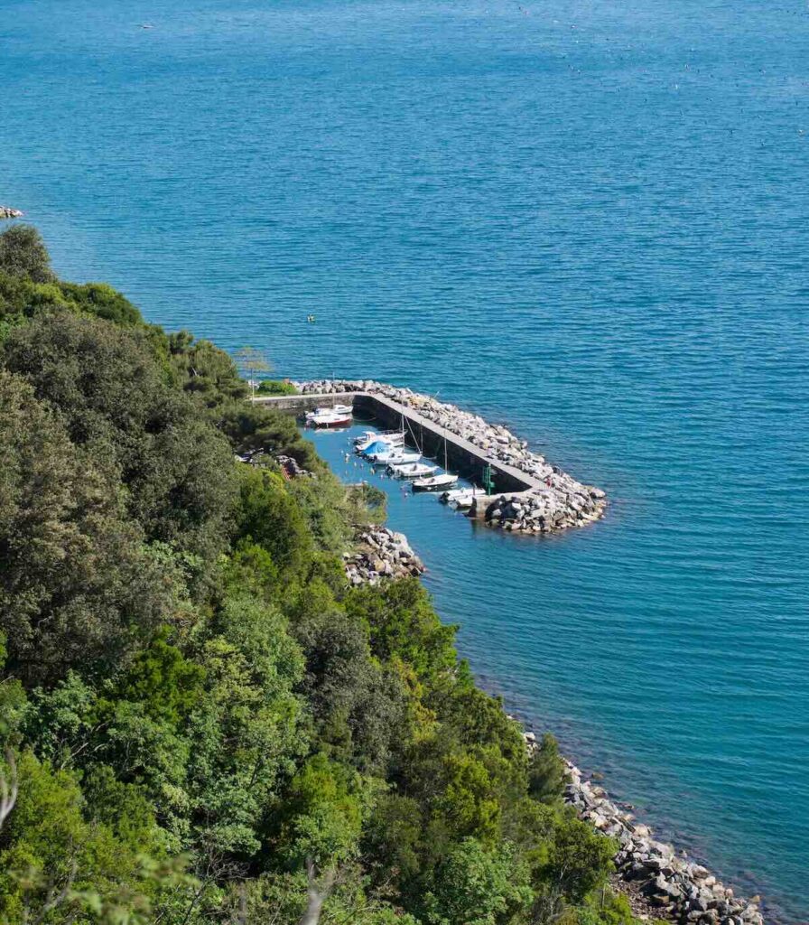 Costa di Barcola e Golfo di Trieste visti dall’alto